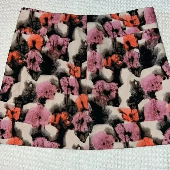 J Crew Floral Mini Skirt A928 - Picture 1 of 4